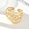 304 Stainless Steel Cuff Bangles for Women SA-CBAEBCF-01G-B-1