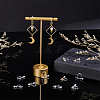 Plastic Clip-on Earring Findings STAS-UN0001-21-4