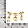 Brass Micro Pave Cubic Zirconia Pendants KK-Q066-15B-G-3
