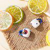2Pcs Handmade Porcelain Mug Cup Decoration PORC-TA0001-55D-6
