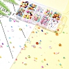 DIY Flat Round & Round Acrylic & Glass Seed Beads Jewelry Making Findings Kits DIY-FS0006-45-7