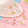 14Pcs 7 Colors Handmade Foil Lampwork Beads FOIL-TA0001-06-5
