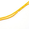 Non-magnetic Synthetic Hematite Beads Strands G-WH0018-01D-1