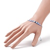 Glass Seed Link Bracelet BJEW-JB08894-03-4