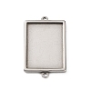 304 Stainless Steel Connector Cabochon Settings STAS-Z201-04P-01-1
