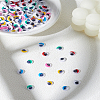 Half Round Plastic Doll Wiggle Eyes Cabochons DIY-LP0001-89A-1