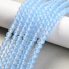 Natural & Dyed Malaysia Jade Bead Strands X-G-A146-4mm-A20-1