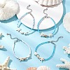 Glass Seed Beaded Bracelets BJEW-JB11703-1