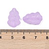 Frosted Transparent Acrylic Beads X1-OACR-P029-04B-02-3
