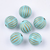 Plating Acrylic Beads PACR-Q115-14mm-72-03G-1