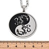 201 Stainless Steel Pendant Necklaces LS-NJEW-C066-07P-3