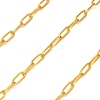 Stainless Steel Oval Paperclip Chains CHS-G040-01A-G-1