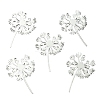 5Pcs 201 Stainless Steel Pendants STAS-YW0003-02P-1
