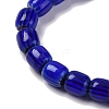 Handmade Lampwork Chevron Beads Strands X-LAMP-K041-01B-21-4