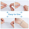 12Pcs 3 Colors Brass Fold Over Clasps KK-FH0007-44-4