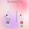 2Pcs 2 Colors Acrylic Mobile Straps MOBA-SZ0001-12-2