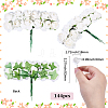 144Pcs Paper Artificial Rose Flower DIY-SP0005-95A-2