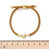 Adjustable Nylon Cord Bracelets LS-BJEW-C096-01G-22-5