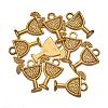 Tibetan Style Tropical drink Alloy Pendants X-TIBEB-A14275-AG-LF-4