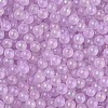 Luminous Transparent Glass Seed Round Beads GLAA-F124-D09-B-3