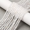Natural Quartz Crystal Beads Strands X-G-C226-B05-4mm-1