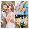 6Pcs 6 Colors Organza Ornament Accessories DIY-TA0006-50B-6