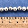 Electroplated Synthetic Magnetic Hematite Beads Strands X-G-L613-F01-01D-4