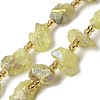 Electroplated Raw Rough Natural Amethyst Beads Strands G-Z131-J02-04-2