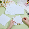 12Pcs 11CT Cross Stitch Fabric Sheets DIY-CY0002-77A-3