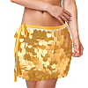 Polyester Tassel Belly Dance Short AJEW-WH0038-95A-1