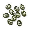 Baking Paint Glass Beads LAMP-D003-06G-1