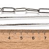 Non-Tarnish 304 Stainless Steel Chain Necklaces X-NJEW-JN02767-5
