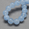 Natural Jade Bead Strands G-R165-8mm-19-2