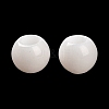 Natural White Jade European Beads G-R488-01H-3