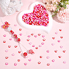 900Pcs 3 Colors Transparent Acrylic Beads TACR-PA0001-20-4