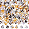 210Pcs 3 Colors Brass Rhinestone Beads KK-DC0005-12-1