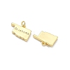 Brass Pendants KK-D229-22Q-G-2
