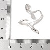 1Pc Rhodium Plated 925 Sterling Silver 2 Prongs Pendant Blank Cabochon Settings FIND-GO0001-76-3