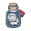 Cat in the Bottle Enamel Pins JEWB-Q033-01B-1