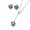 304 Stainless Steel Jewelry Sets SJEW-H144-10-2