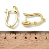 Brass Earring Findings KK-D226-08G-3