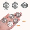 60Pcs Life of Tree Moon Charm Pendant Triple Moon Goddess Pendant Ancient Bronze for Jewelry Necklace Earring Making crafts JX339B-7