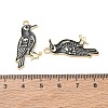 Skull Alloy Enamel Pendants AL-CBAD3B4-04G-01-3