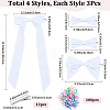 12Pcs 4 Styles Cotton Aligator Hair Clips PHAR-SP0001-26-2