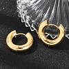 202 Stainless Steel Huggie Hoop Earrings X-EJEW-O087-08C-G-1