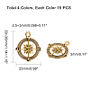 Tibetan Style Alloy Pendants TIBEP-PH0004-97-2