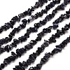 Synthetic  Blue Goldstone Chip Bead Strands X-G-M205-41-1