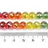 Electroplate Glass Beads Strands X-EGLA-D300-06-8mm-4
