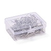 Nickel Plated Steel T Pins for Blocking Knitting FIND-D023-01P-02-5