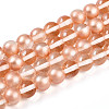 Baking Paint Transparent Glass Beads X1-DGLA-N011-10mm-04-1